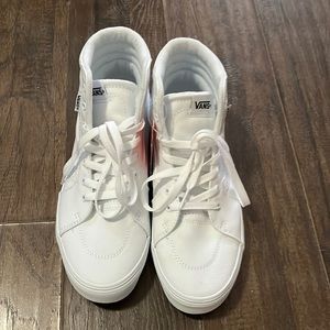 NWT White Vans hightops